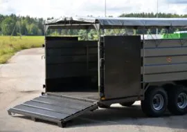 boskapsvagn karjavaunu livestock trailer