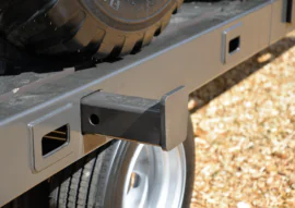 Extension for machinery trailer