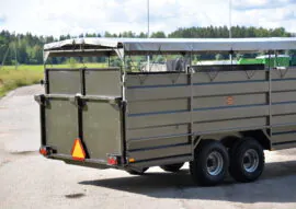 Karjavaunu, livestock trailer,