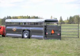 karjavaunu loomahaagis livestock cattle trailer